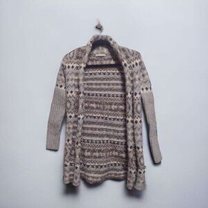 Banana Republic Knit Cardigan Sweater Women's Small Southwestern Aztec Cozy